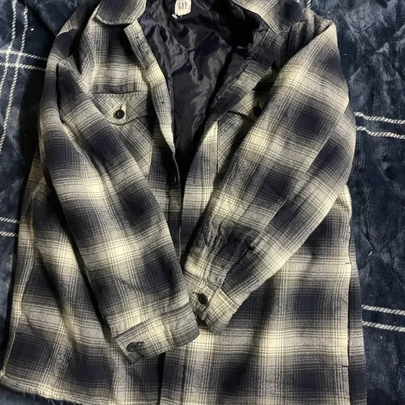 Gap Men's Flannel Shirt/Jacket - Picture 6 of 6